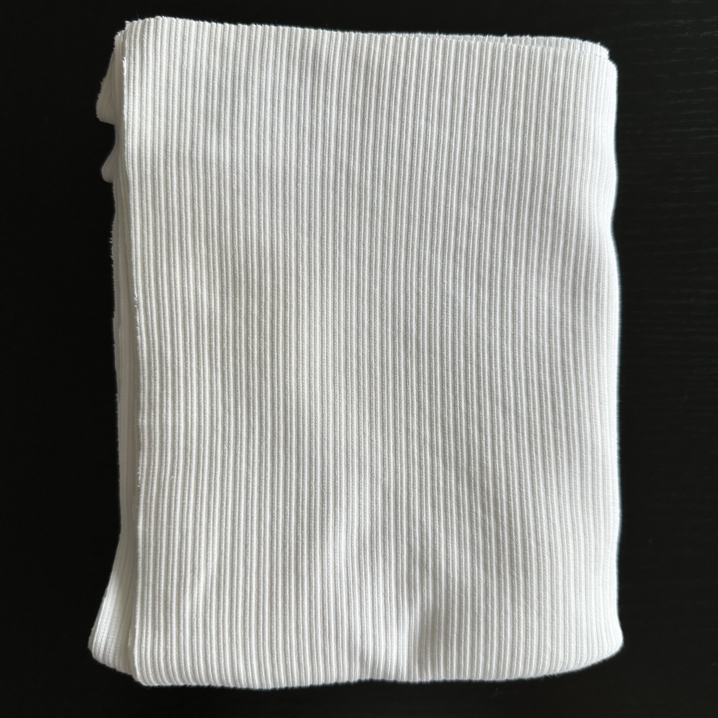 Bamboo fiber stretch ribbed jacquard
