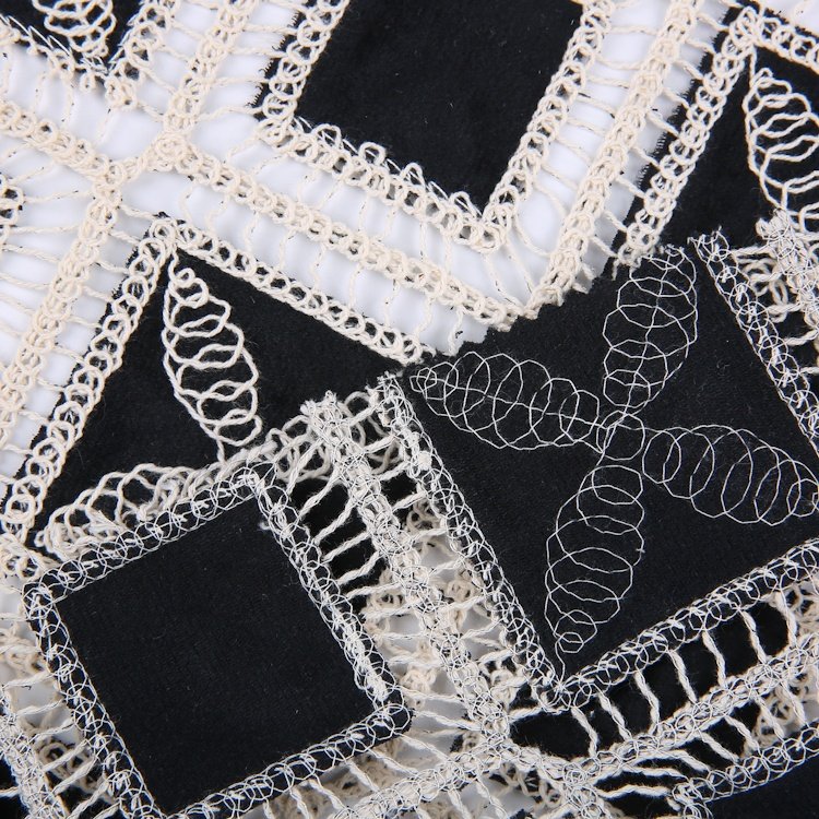 HA-18063 Factory price luxury laser cut cord chemical embroidery lace fabric for garment