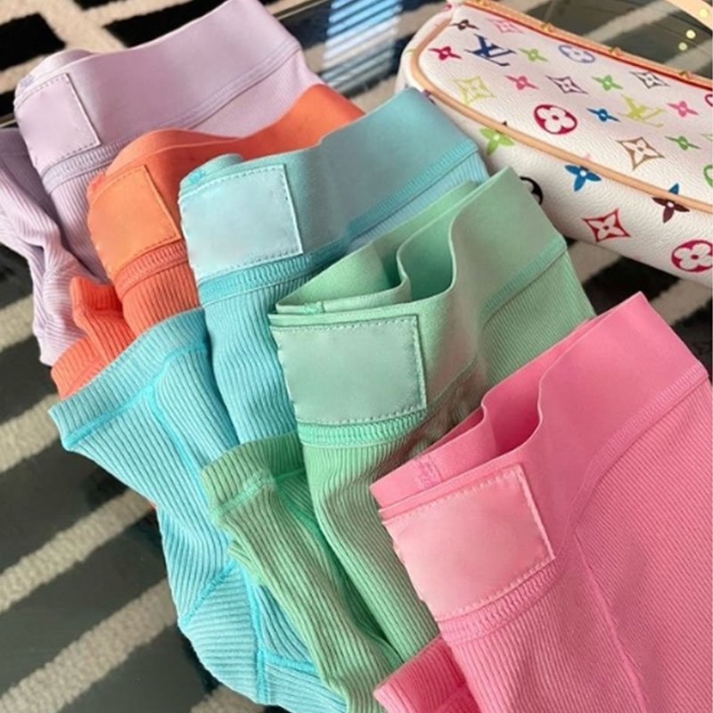 wholesale Casual Breathable cotton luxury Summer ribbed Knitting Fabric Women Custom loungewear sexy women sets With Embroidery