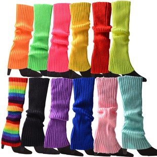 Women's Winter Over Knee High Ribbed Knitted Warm Stockings Long Tube Footless Socks Leg Warmers for women