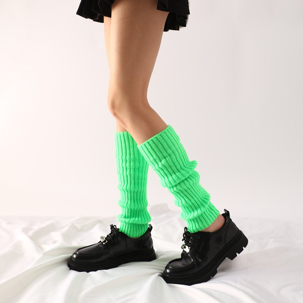 Women's Winter Over Knee High Ribbed Knitted Warm Stockings Long Tube Footless Socks Leg Warmers for women