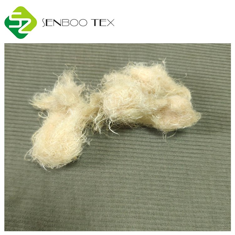 Custom Dye 100% Organic Viscose Bamboo Lightweight 120gsm 2*2 Ribbed Fabric 21S Knitted Technique for Sportswear Dress Clothing