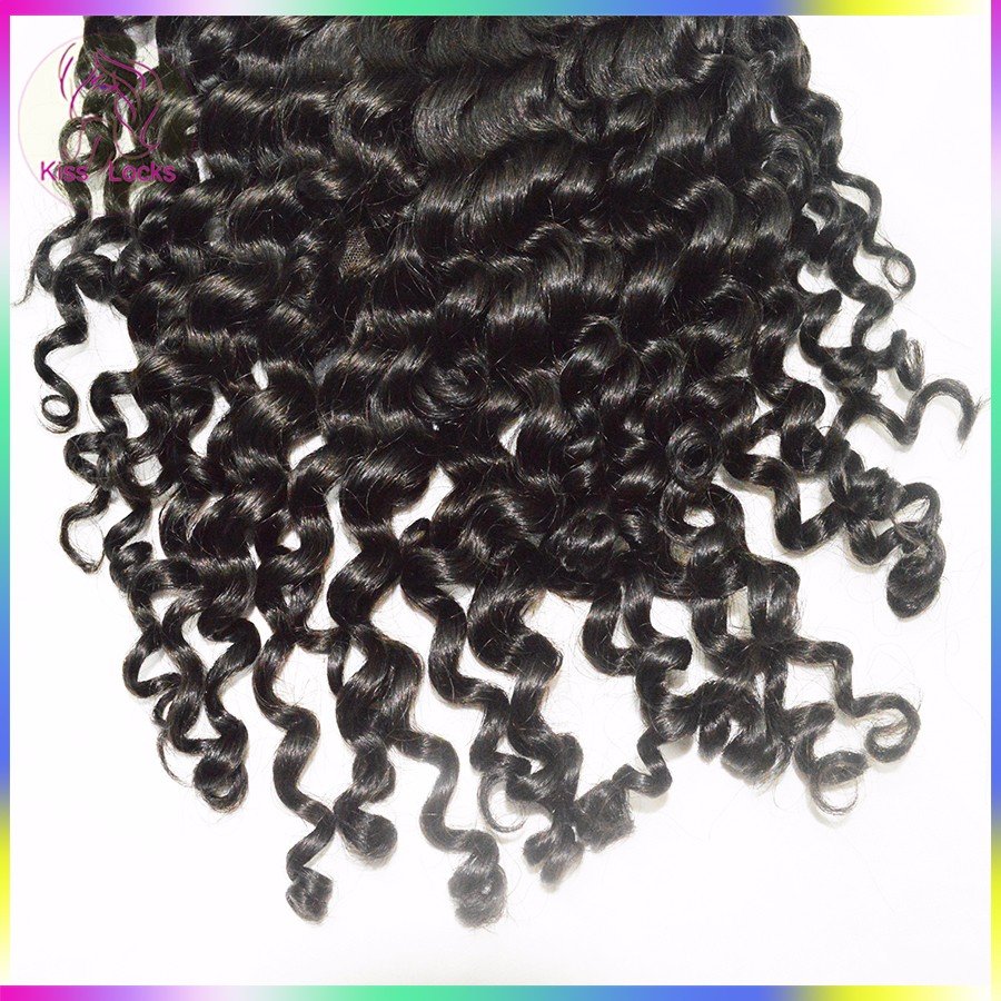 10A Partial Deep Wave Curly Lace Front Wig With Virgin Human Hair materials Size Small Cap-Medium Cap in stock