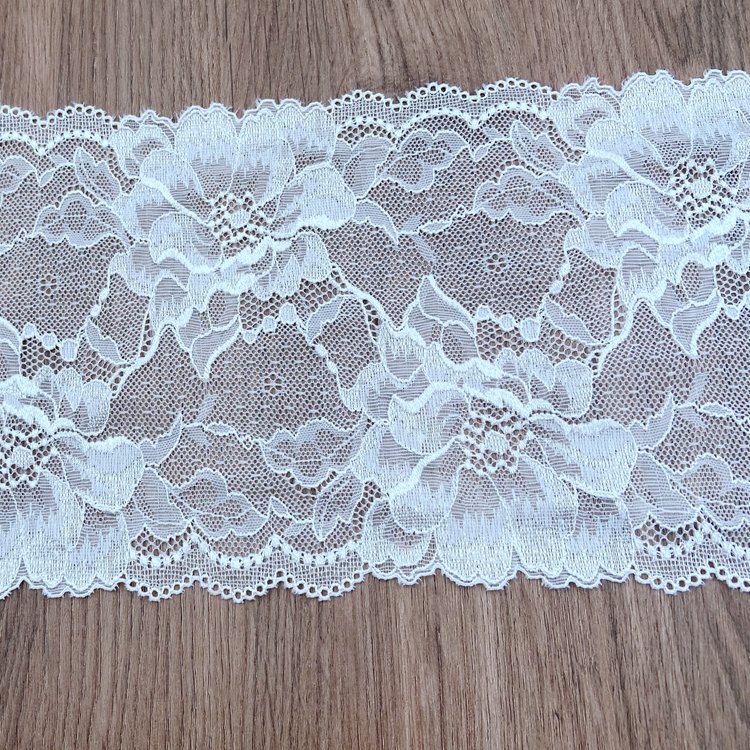 Zeal Manufacturers Wholesale Jacquard Design Elastic Stretch Broad Lace Trim Sequins Decoration Custom Polyester Embroidery
