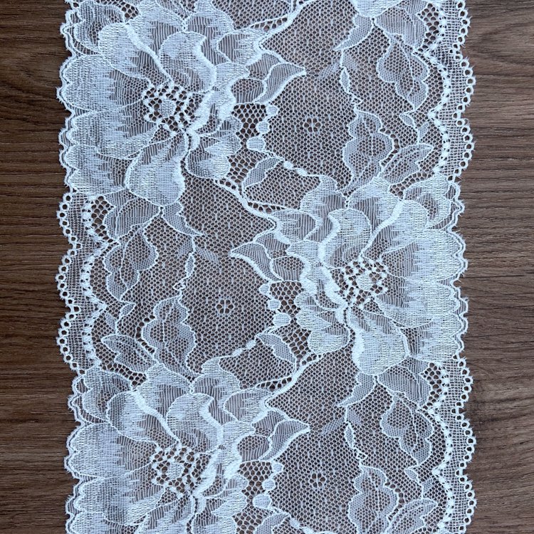 Zeal Manufacturers Wholesale Jacquard Design Elastic Stretch Broad Lace Trim Sequins Decoration Custom Polyester Embroidery