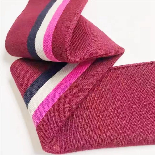 Manufacture Waistband Good Quality Customized Polyester Ribbed Knit Collar Cuffs