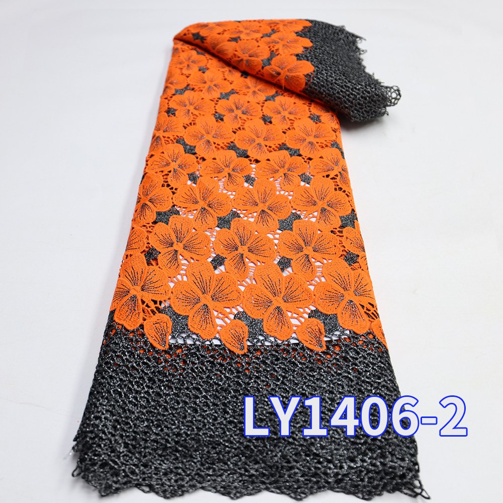 NI.AI 2024 Purple African Swiss Voile Lace with Stone Embroidery Flowers Fabric Tissue Water Soluble Fabric For Woman Wedding