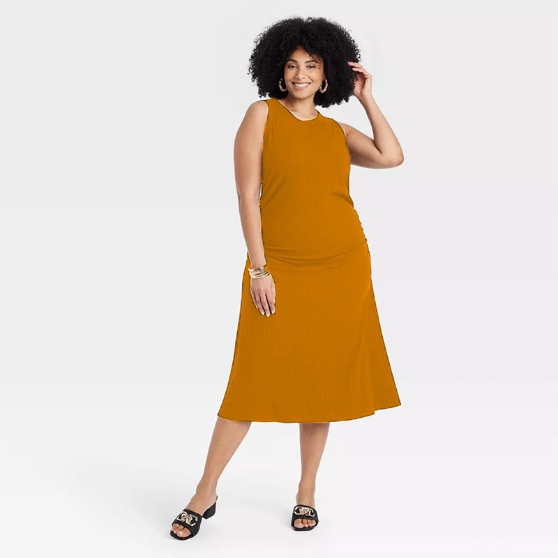 Custom OEM ODM Rib-knit aka sororit Color Block Sweater Dress zeta rho women's knitted dress
