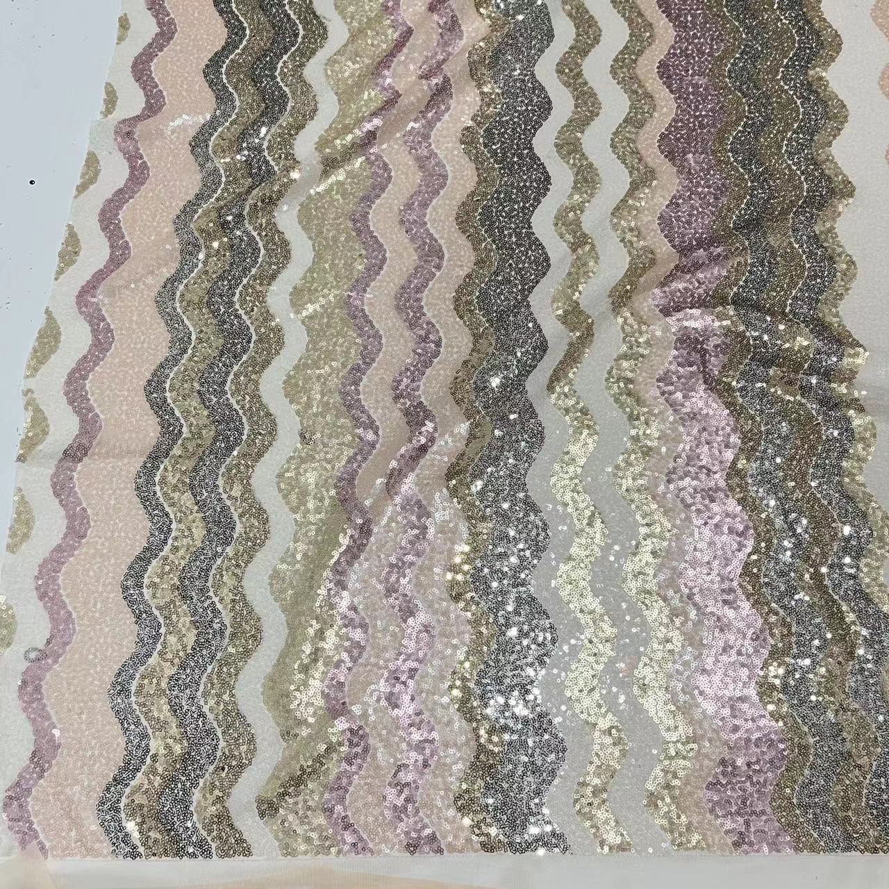 designs sequin embroidery fabric oem bridal embroidery lace fabric for women party dress