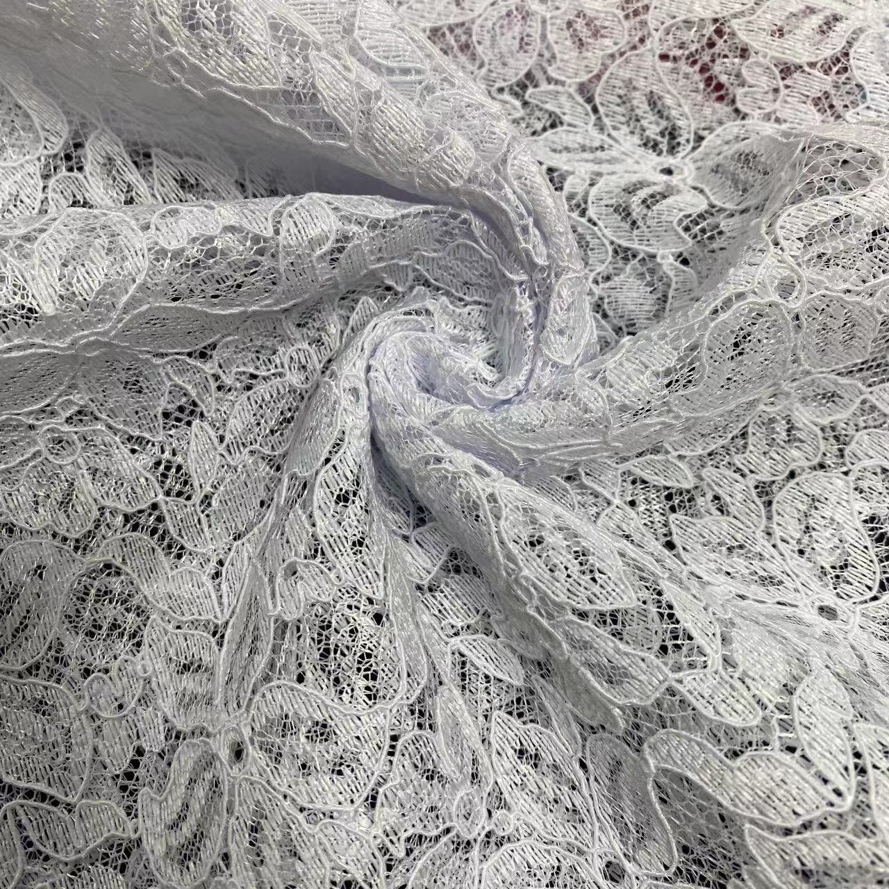 100% polyester lace fabric,Flower lace embroidery fabric,wedding dress lace fabric for women,Soft,Multi-color custom,wholesale