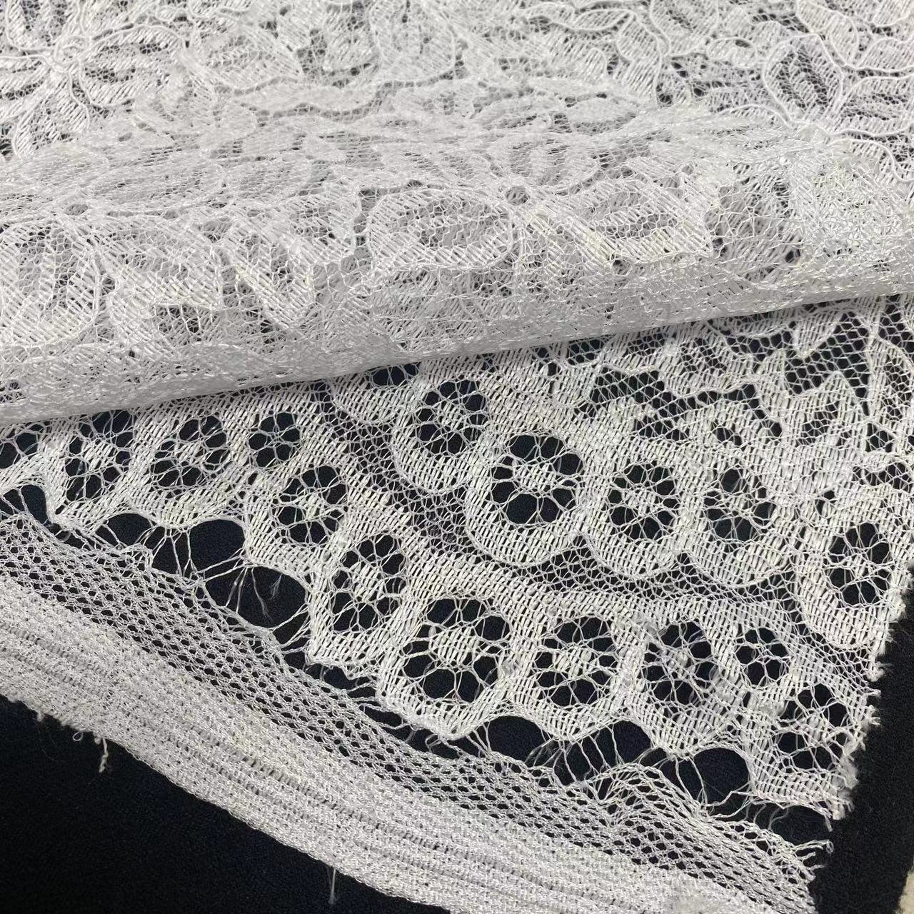 100% polyester lace fabric,Flower lace embroidery fabric,wedding dress lace fabric for women,Soft,Multi-color custom,wholesale