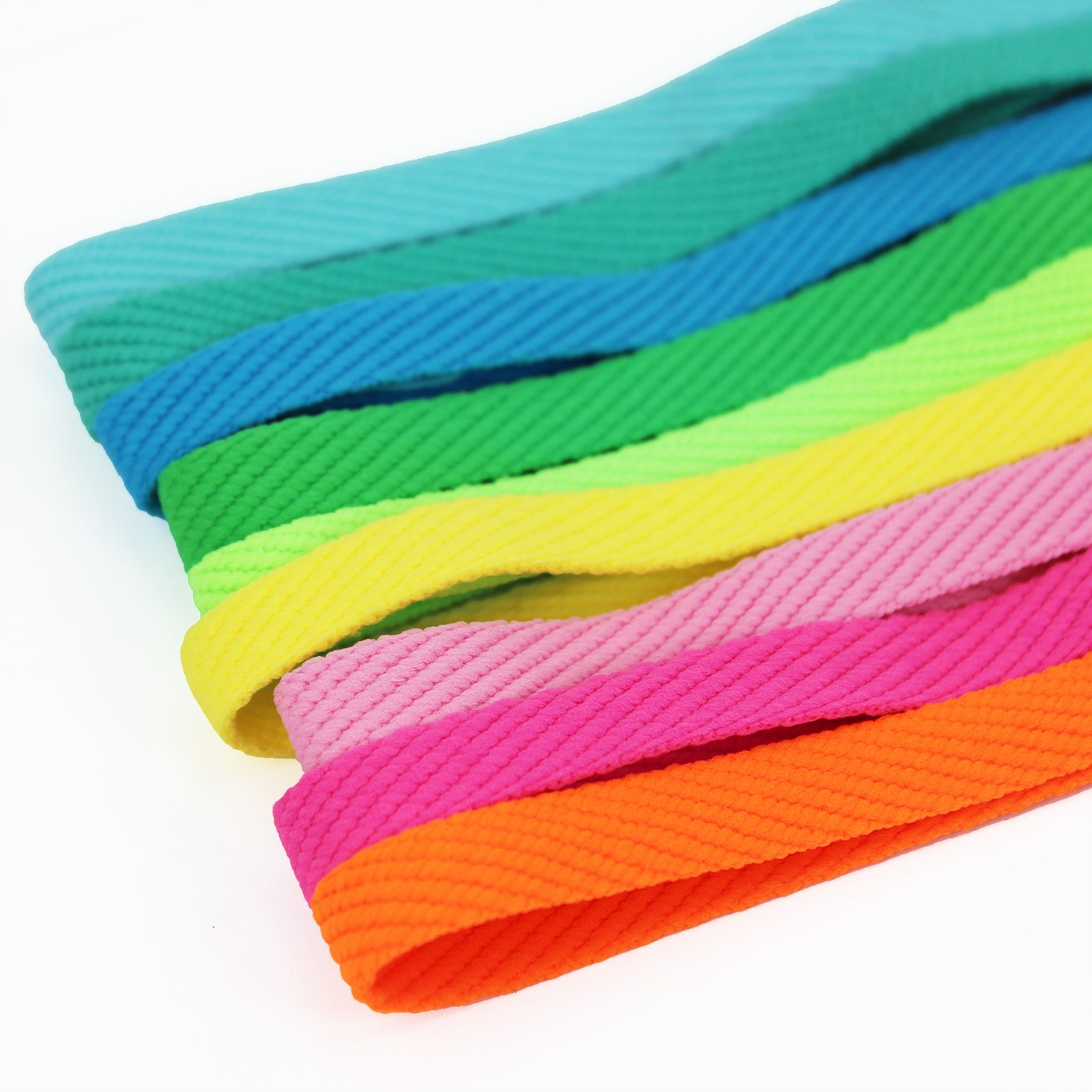 Colored laces for shoes