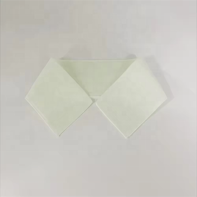 Custom reflective luminous rib knit collar manufacturing a variety of reflective rib flat ribbed collar