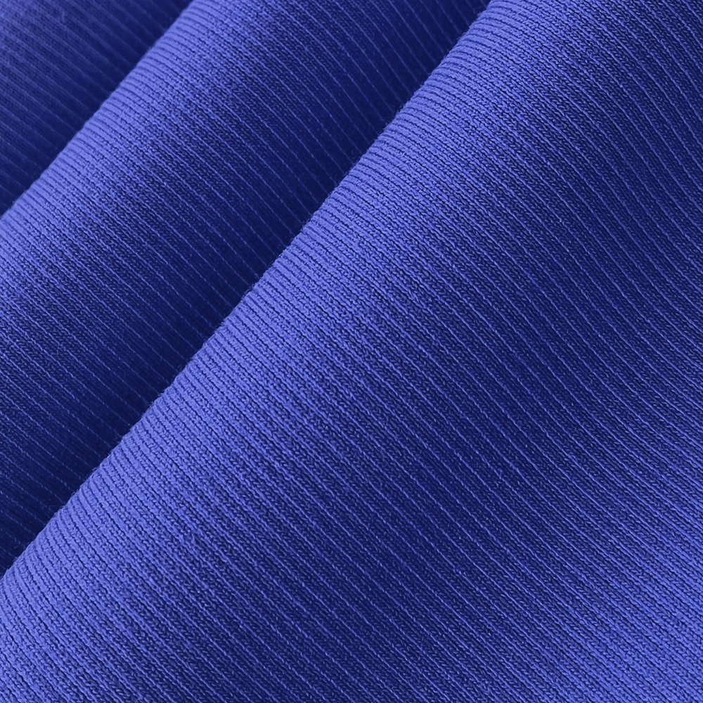 High quality 400gsm 97.7% Cotton 2.3% Spandex 2*2 Fashion Stretch Ribbed Fabric for Women's Clothing