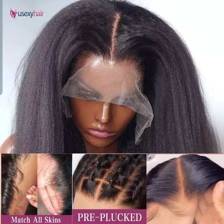 ready to ship products light yaki lace wig raw cuticle aligned yaki hair perruque yaki human hair wig kinky straight wig