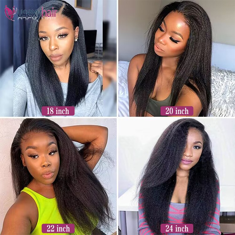 ready to ship products light yaki lace wig raw cuticle aligned yaki hair perruque yaki human hair wig kinky straight wig