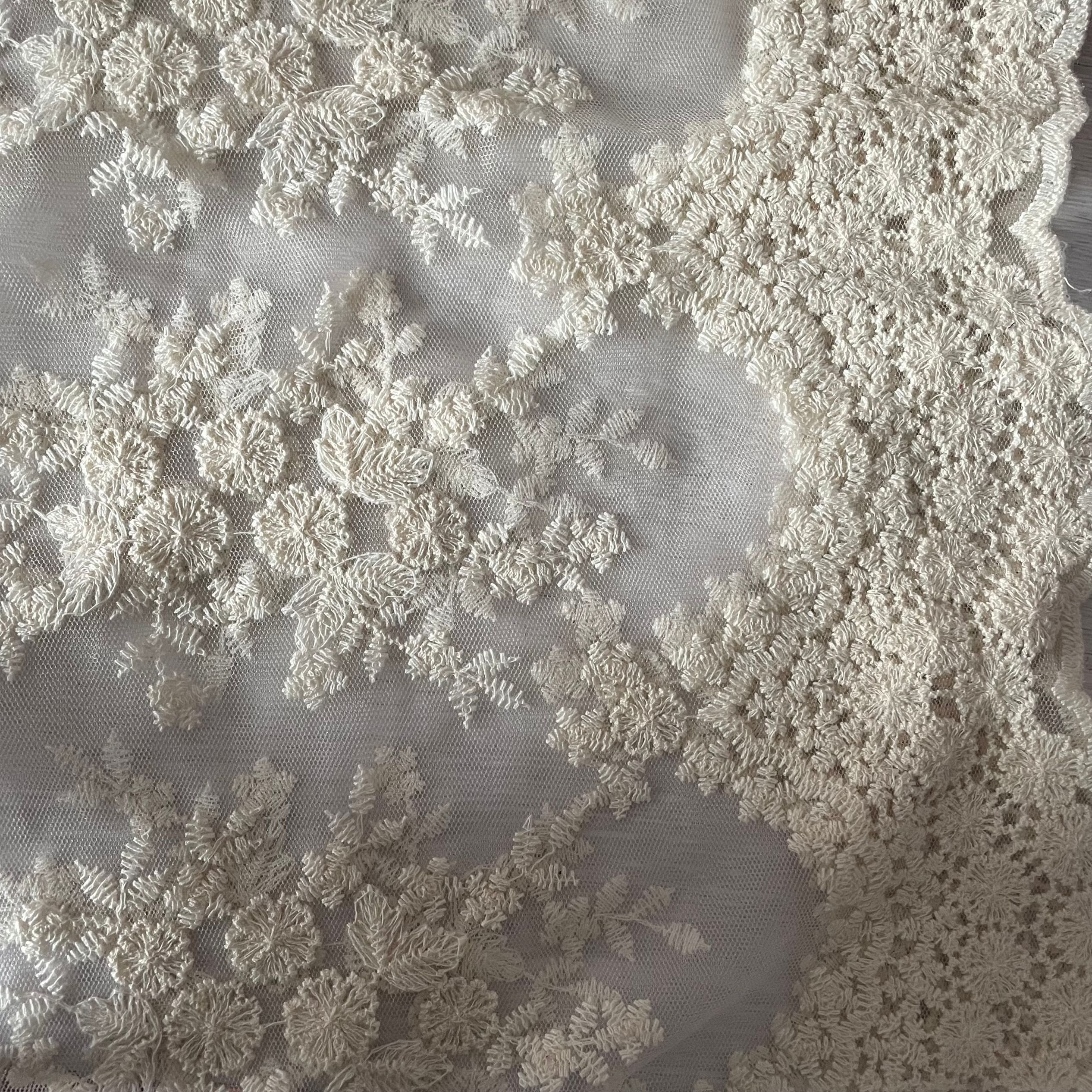 Fashion Design Crystal Haute Couture Embroidery Fabric