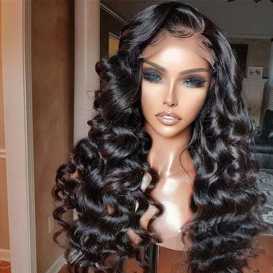 Cheap Brazilian Human Hair 13x4 Lace Wigs For Women Straight Body Water Deep Wave Cuticle Aligned Human Hair Lace Front Wigs