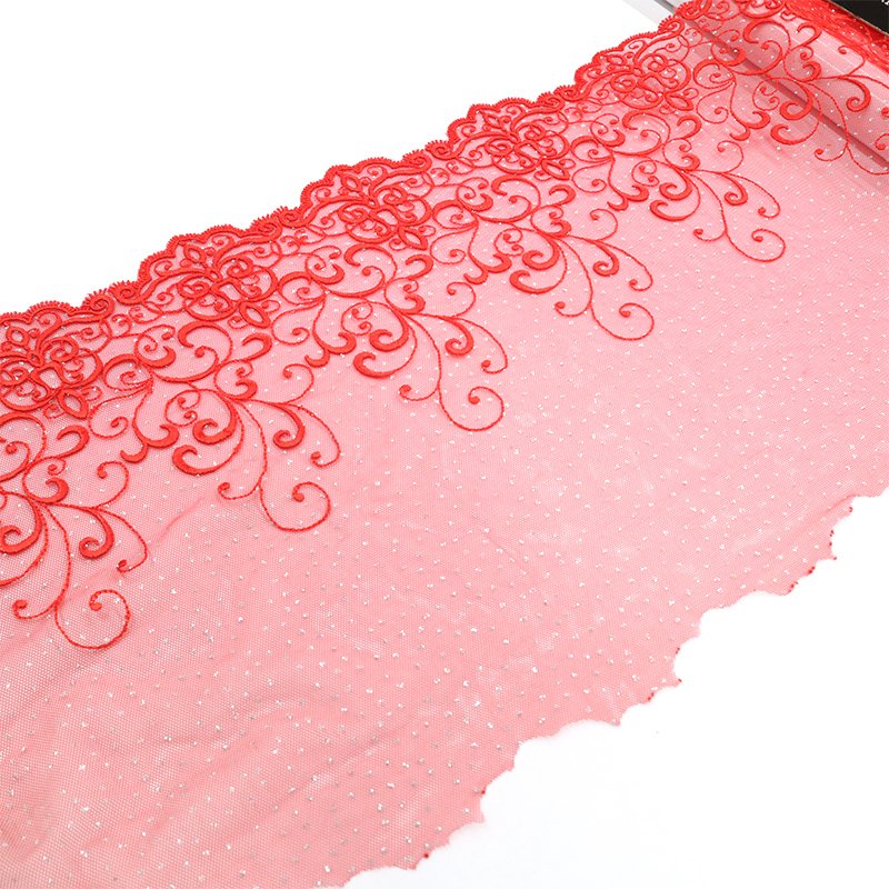 Sparkling lace embroidery Suitable for weddings Underwear clothing lace fabric embroidery