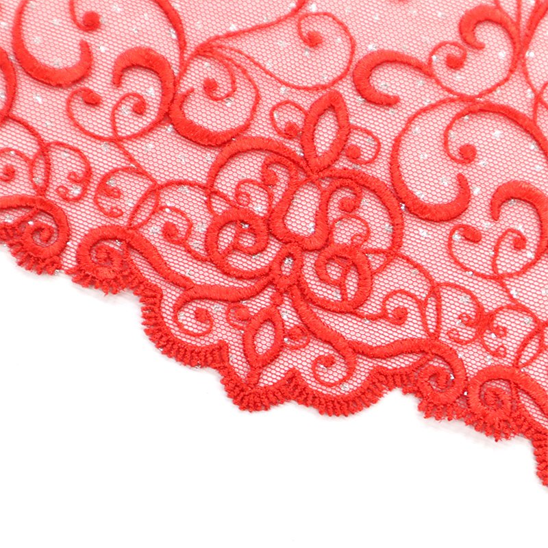 Sparkling lace embroidery Suitable for weddings Underwear clothing lace fabric embroidery