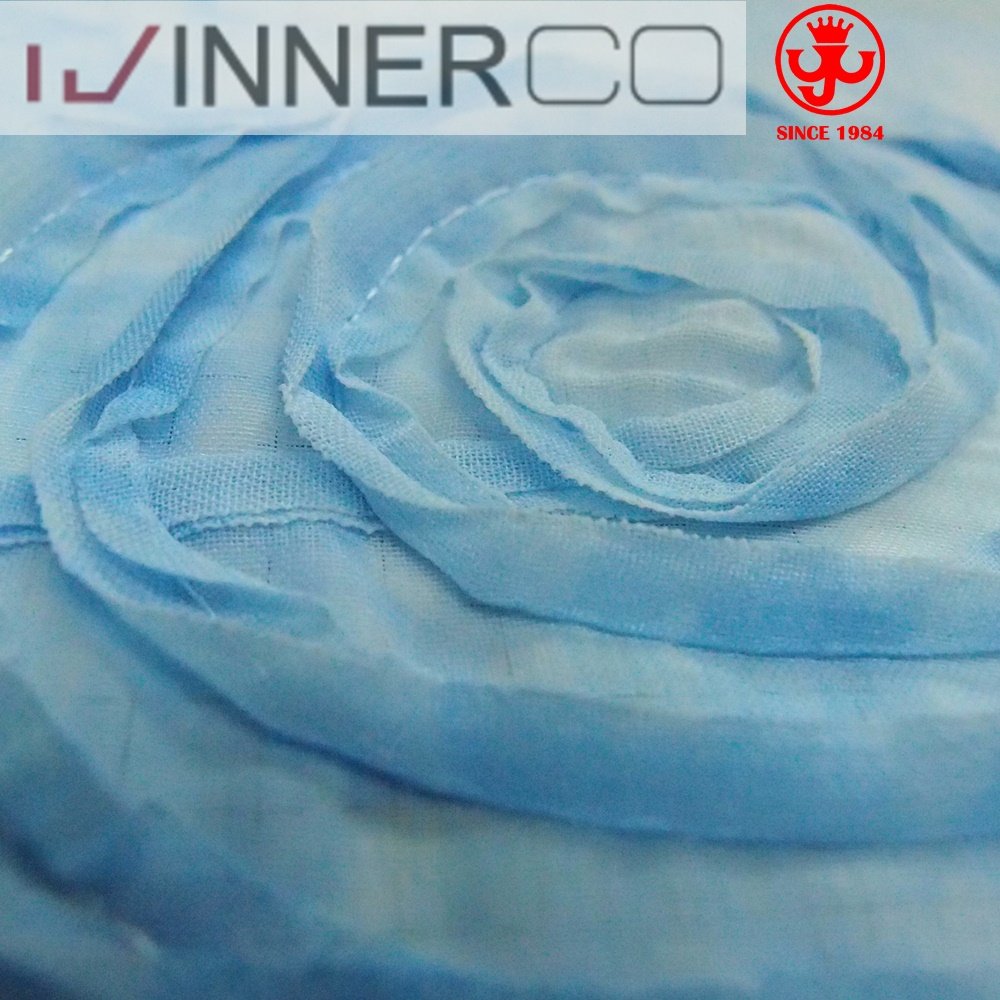 Polyester Chiffon with Embroidery Fabric