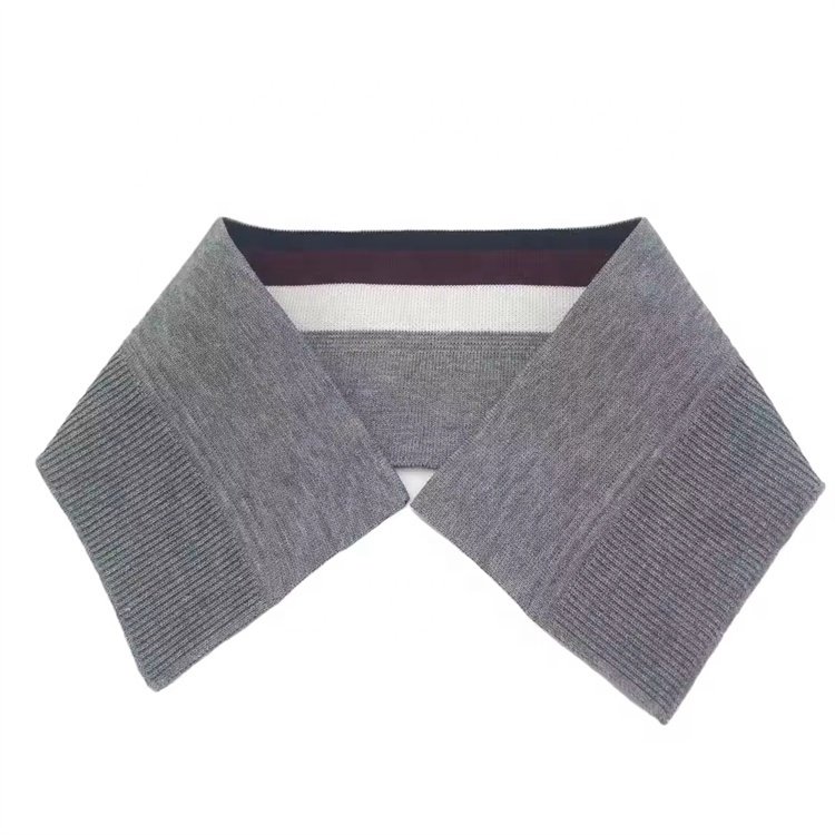 Custom 95% cotton 5% spandex Eco-friendly knit ribbed collar for polo shirts and sportswear
