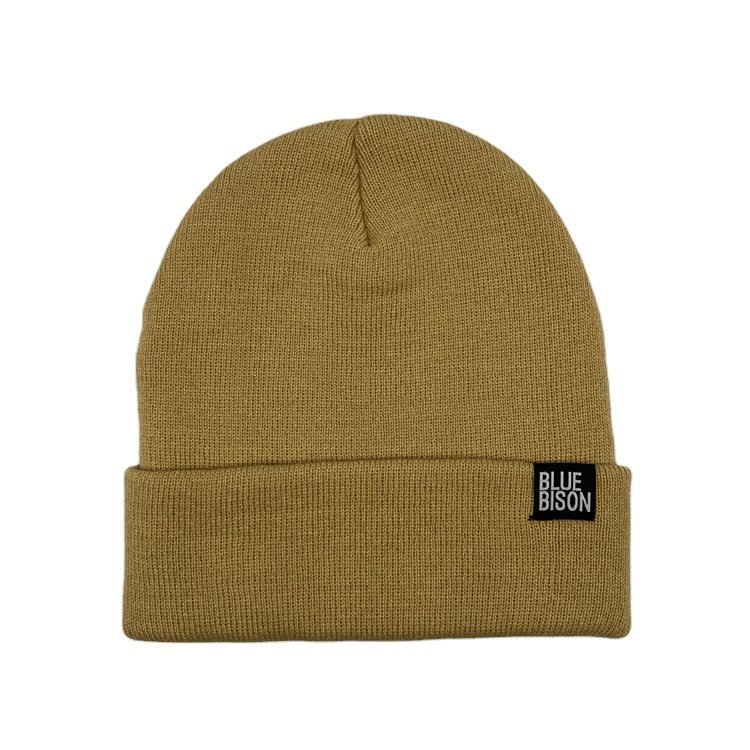 Outdoor Fisherman Slouchy Running Winter Cap Custom Knitted Ribbed Beanie Hat
