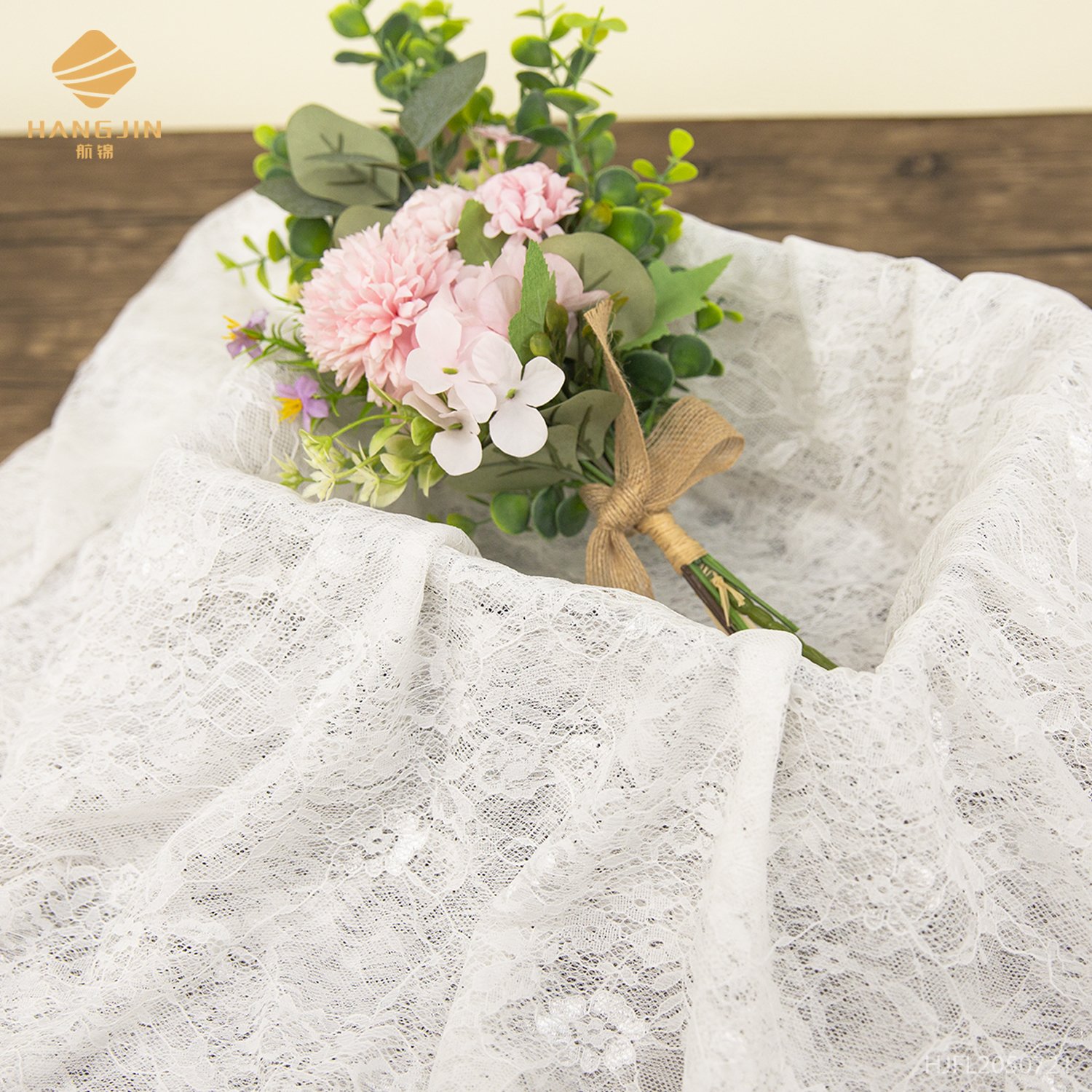 Wholesale French lace fabric 3d lace fabric Luxury Embroidered bridal lace fabric For Wedding Dress Bridal Veils