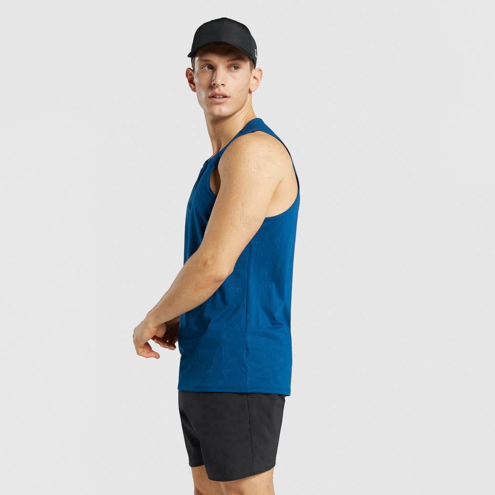 High Quality Men'S Tank Tops Square Cut Muscle Ribbed Tank Tops Custom Wholesale Gym Stringer Tank Top Men