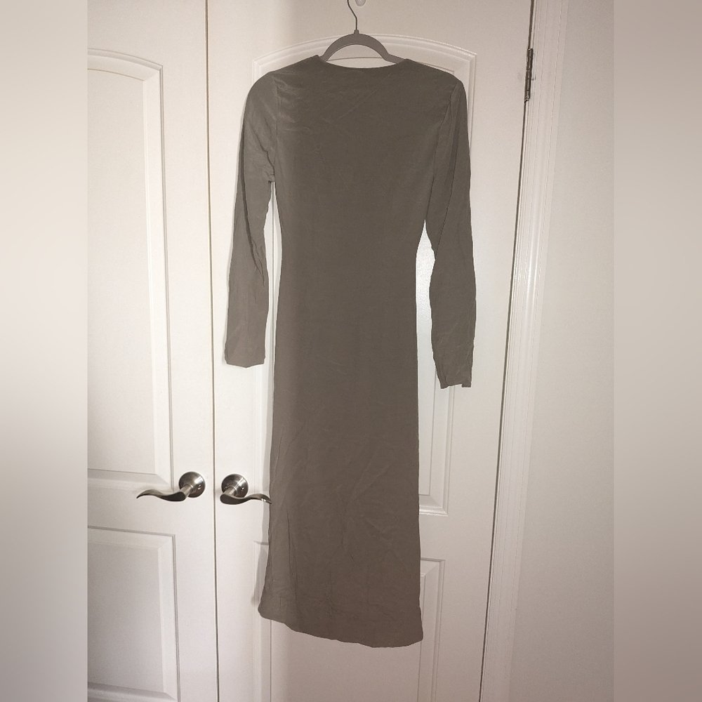 High Quality Woman Spaghetti Strap Dress Ladies Knit Ribbed Halter Neck Dress