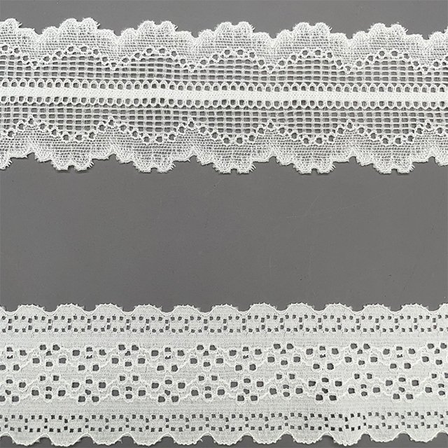 TUTON Custom Guipure French Elastic Lace 4.0/4.5/5.0 CM Trim Wholesale For Lingerie