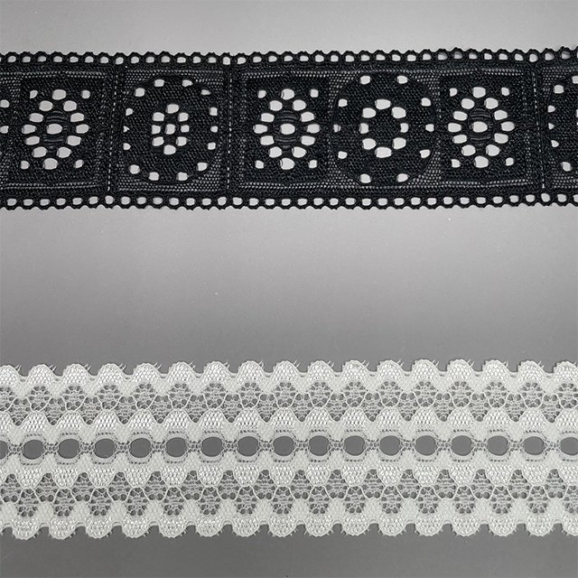 TUTON Custom Guipure French Elastic Lace 4.0/4.5/5.0 CM Trim Wholesale For Lingerie