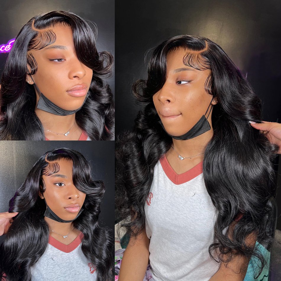 13x6 Body Wave Lace Frontal Wig Cuticle Aligned Raw Virgin Brazilian Hair 13x4 HD Full Lace Human Hair Wigs for Black Women