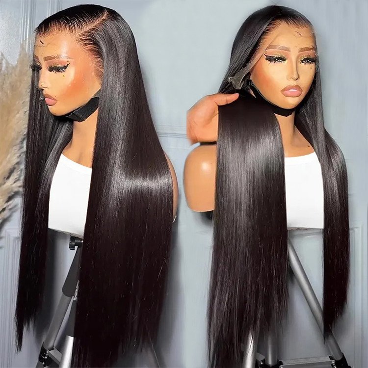 Wholesale Brazilian Hair HD Lace Front Wig,Virgin Cuticle Aligned Human Hair Full Lace Wig,13x6 Lace Frontal Wig For Black Women