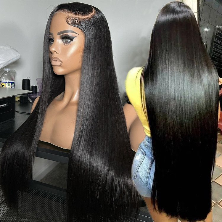 Wholesale Brazilian Hair HD Lace Front Wig,Virgin Cuticle Aligned Human Hair Full Lace Wig,13x6 Lace Frontal Wig For Black Women