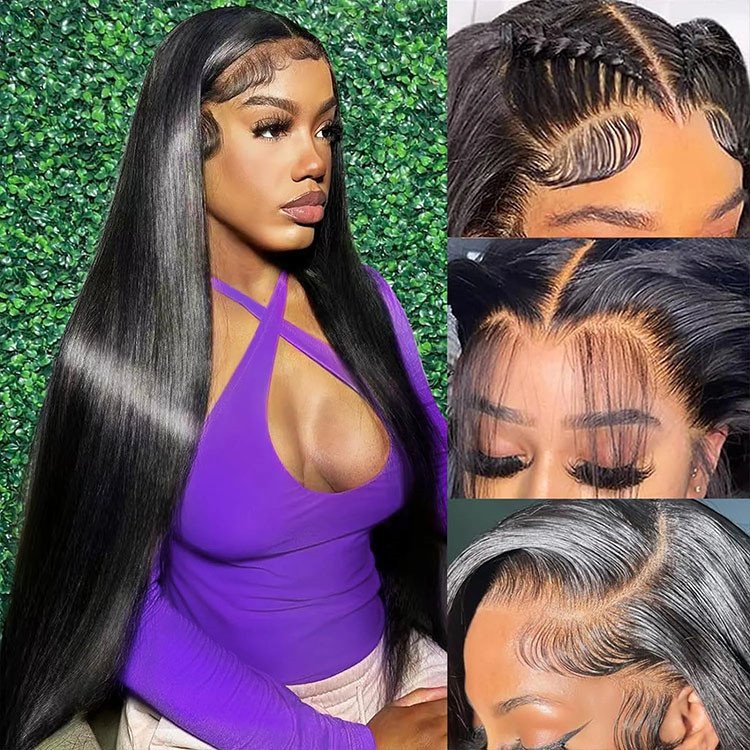 Wholesale Brazilian Hair HD Lace Front Wig,Virgin Cuticle Aligned Human Hair Full Lace Wig,13x6 Lace Frontal Wig For Black Women