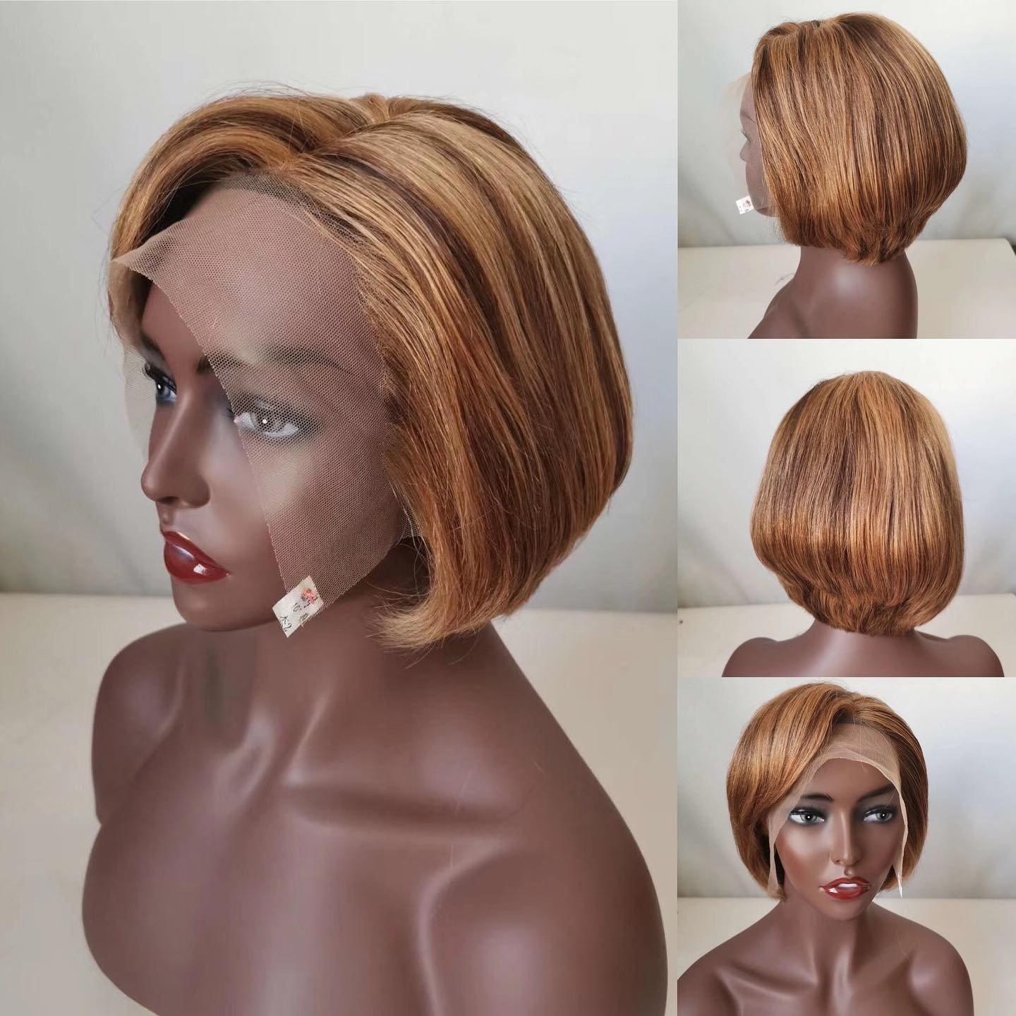Cheap Perruque 13x4 Hair for Black Weavelace Frontahairxie Cut Curly Women Wig ,hd L100 Short Brazilian Hair Full Lace Wigs 180%