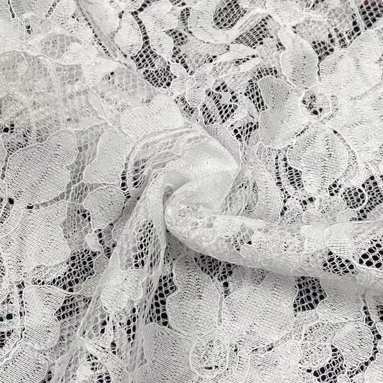 100% polyester lace fabric,Flower lace embroidery fabric,wedding dress lace fabric for women,Soft ,Multi-color custom,wholesale