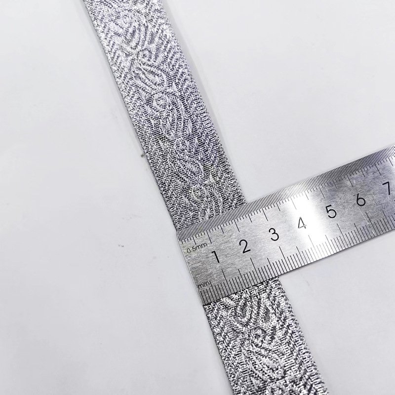 ZSY golden lace Webbing Jacquard Ribbon For Garment Accessories Width 2cm-2.5cm for garment decoration