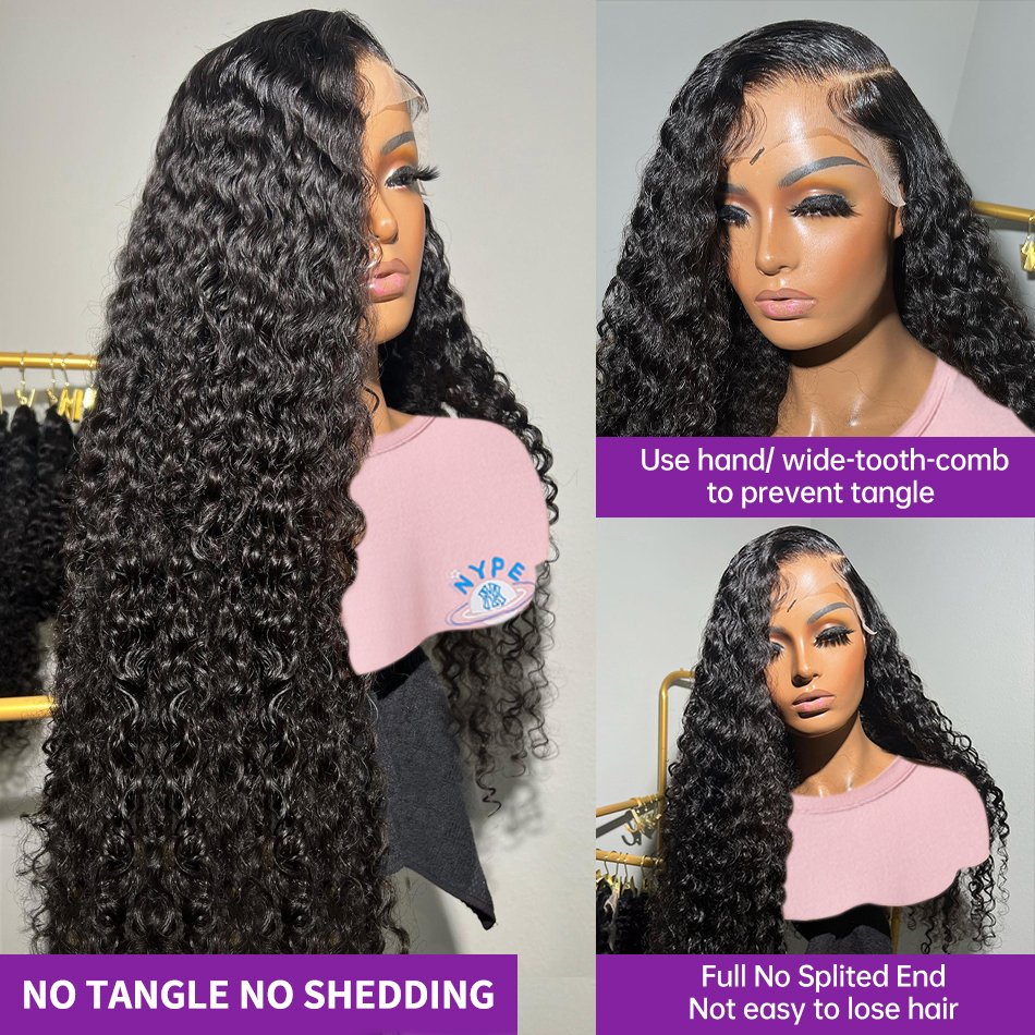 Raw Indian Hair Hd Lace Frontal Wig,Cuticle Aligned Human Hair Transparent Hd Lace Front Wigs,Burmese Curly Wigs For Black Women