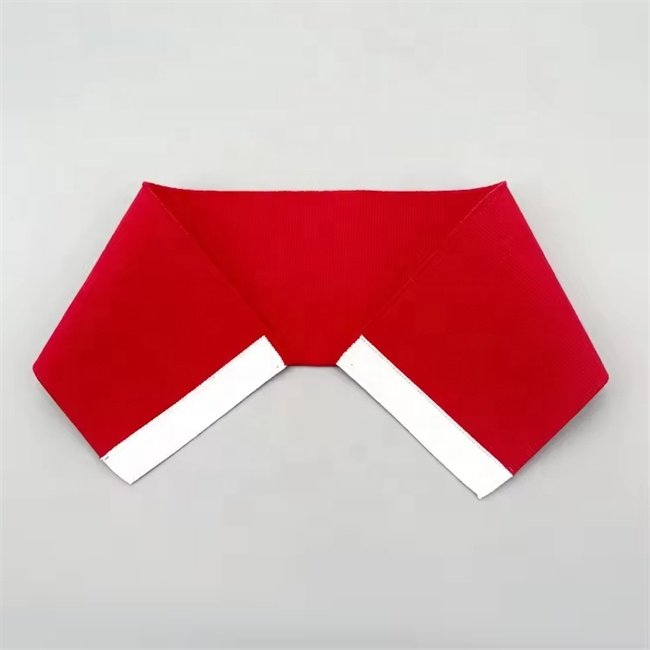 Custom cotton Eco-friendly Jacquard Knit Collar ribbing