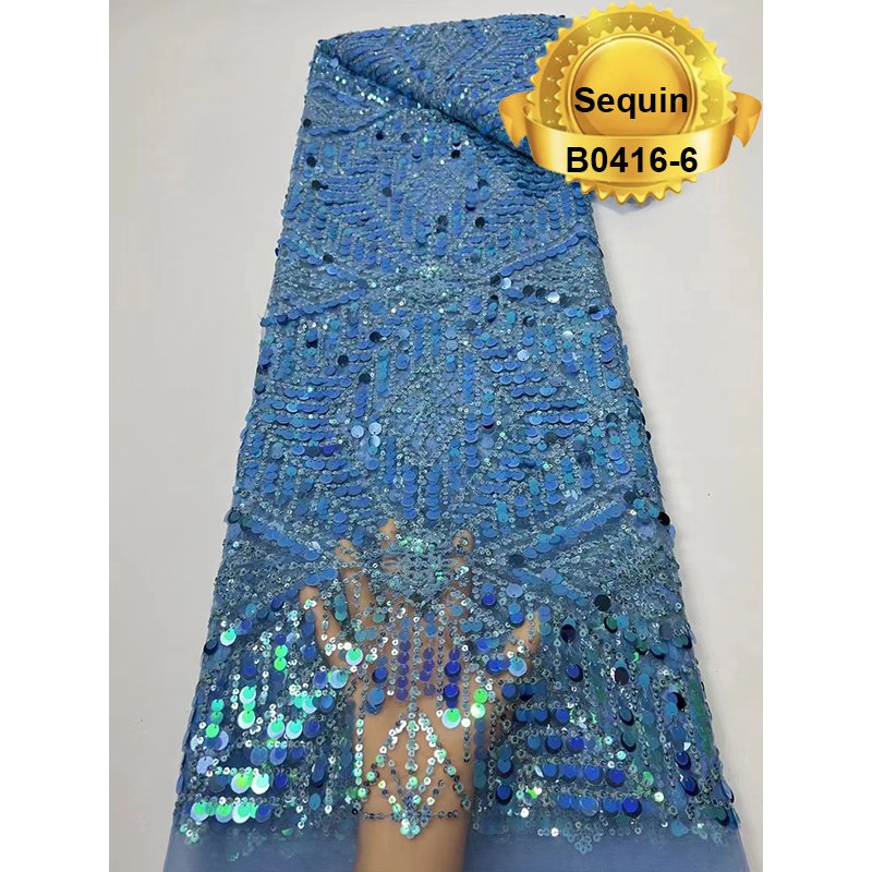 2022 Good Service Dress Laces Material Wine Color Tulle Sequin French Wedding Embroidery Lace Fabric