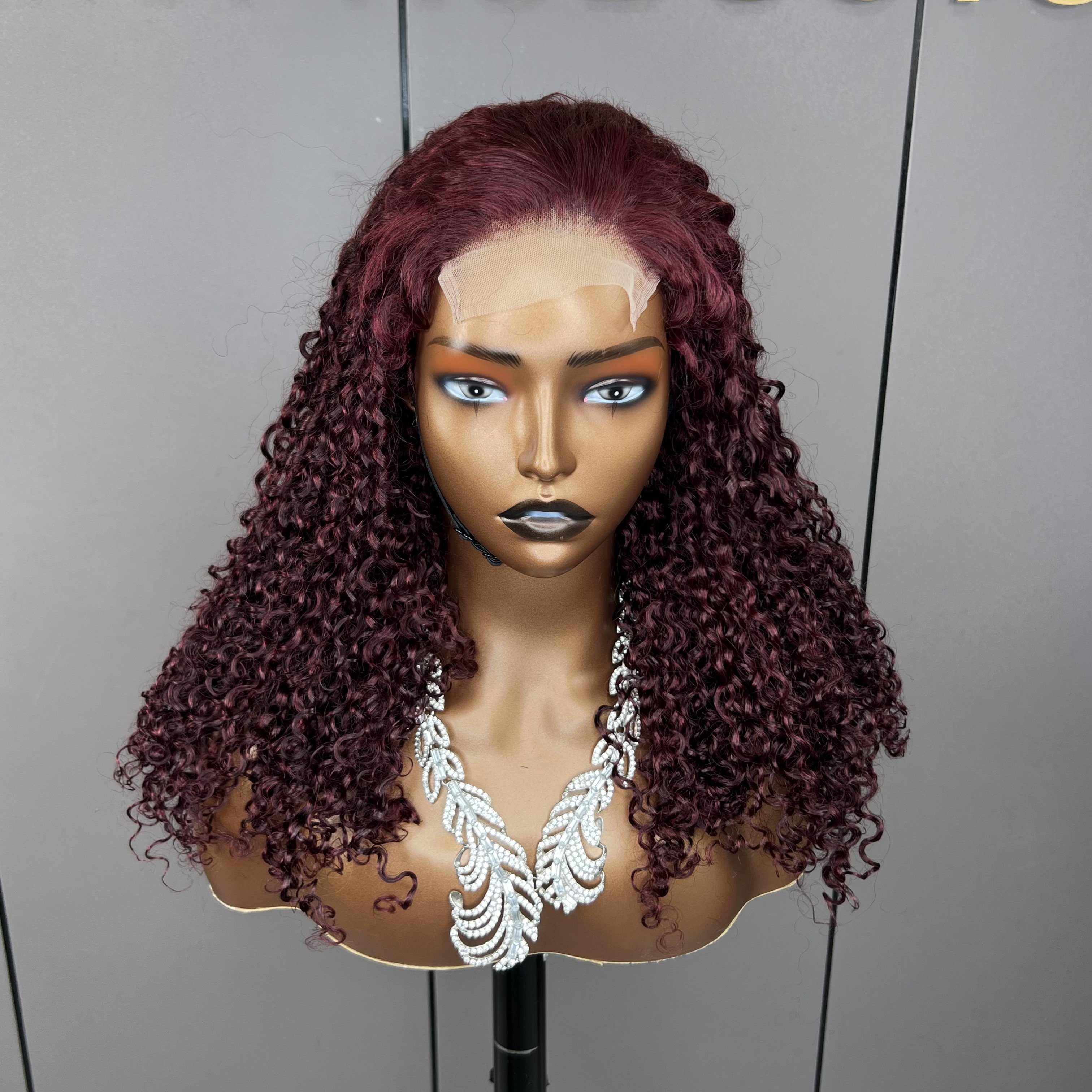 SDD Natural Pixie Curly Lace Frontal Wig Loose Deep Wave Human Hair HD Lace Front Wigs For Black Women