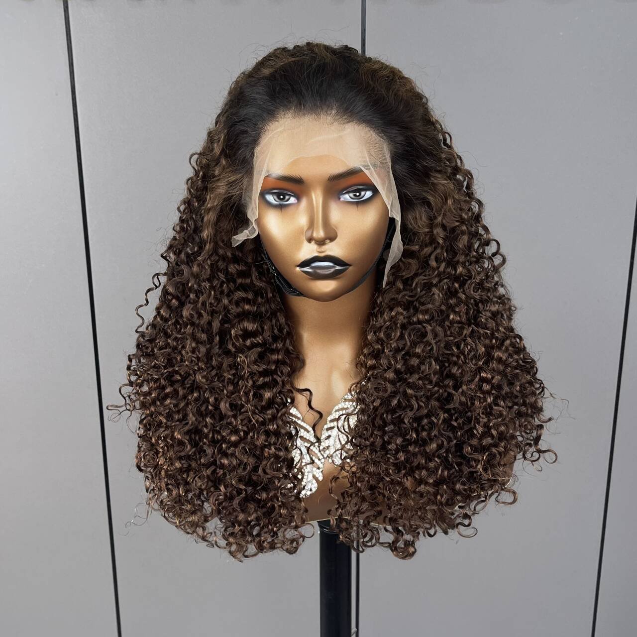 SDD Natural Pixie Curly Lace Frontal Wig Loose Deep Wave Human Hair HD Lace Front Wigs For Black Women