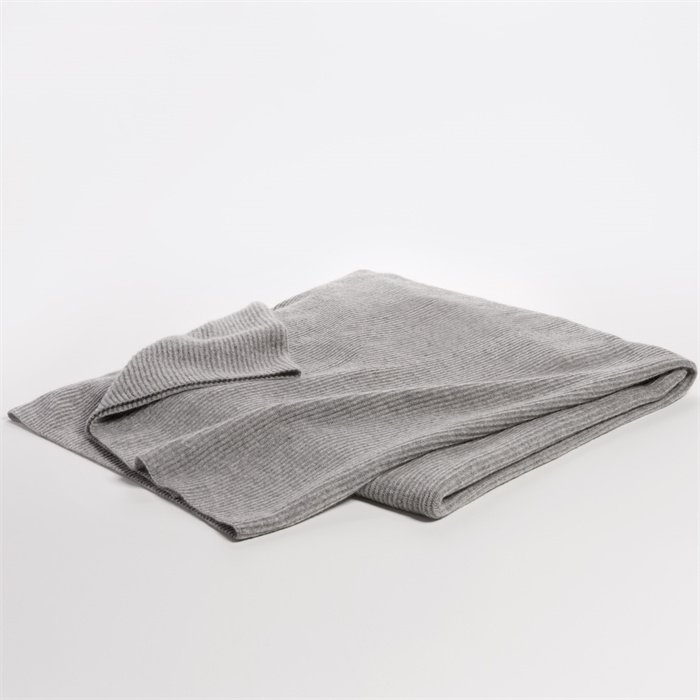 Luxury custom Oversize rib knit cashmere throw blanket