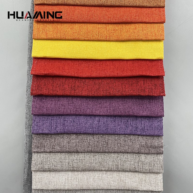 100%polyester fabric plain dyed fabric online lilen fabric for Sofa curtain upholstery