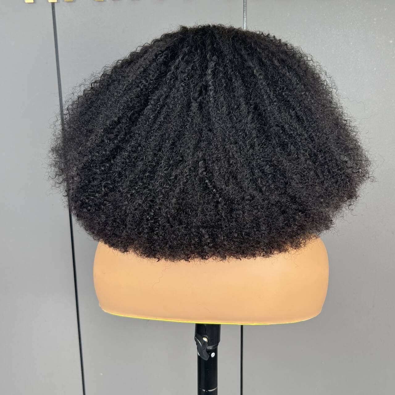 Natural PrePlucked Virgin Afro Curly 4C Baby Hair Short Frontal Bob Summer Wigs Kinky Straight Human Hair HD Lace Front Wig