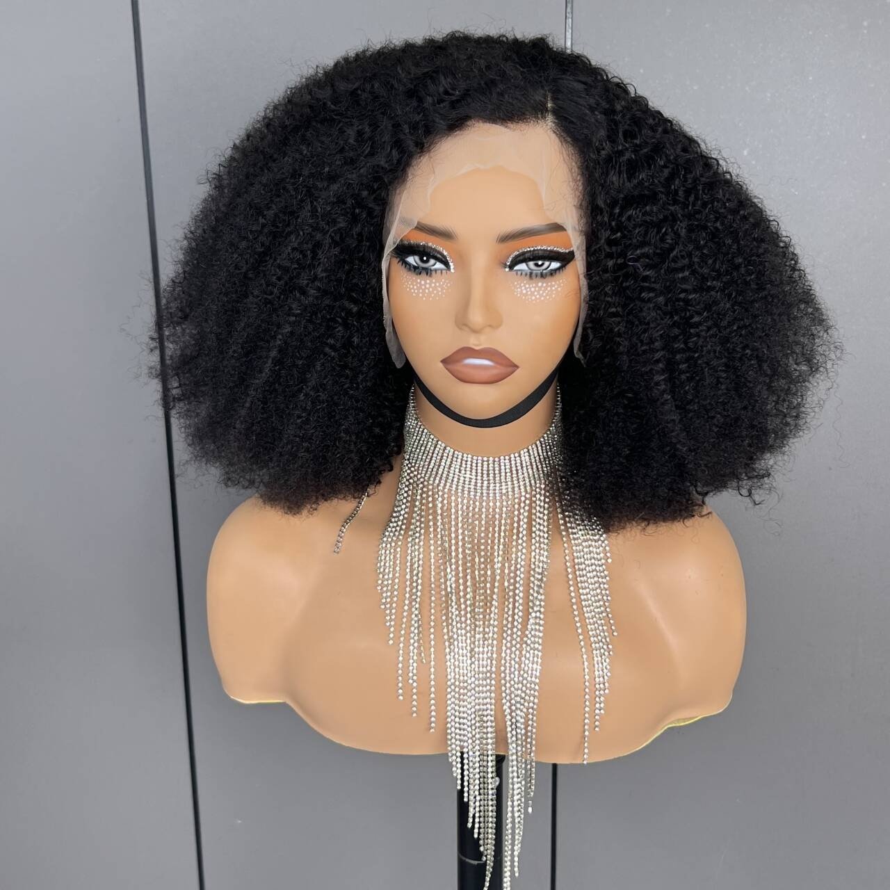 Natural PrePlucked Virgin Afro Curly 4C Baby Hair Short Frontal Bob Summer Wigs Kinky Straight Human Hair HD Lace Front Wig