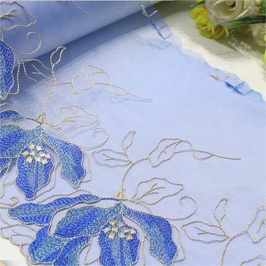 Multiple color selection lingerie lace trim Underwear lace accessories mesh cloth mesh gauze sequin Embroidery lace