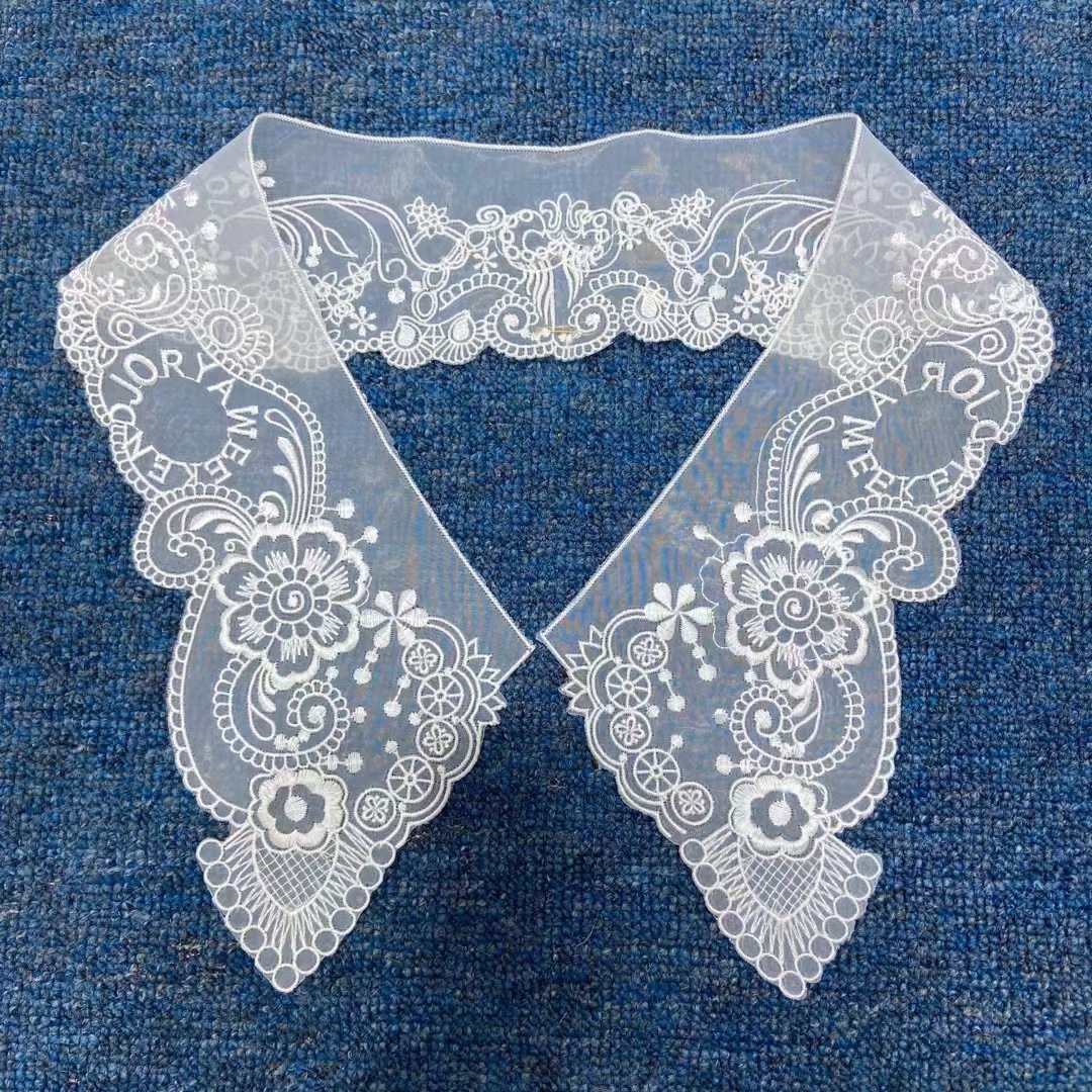 collar trimming for garment faux collar accessory lace neck collar for T-shirt
